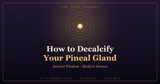 How to Decalcify Your Pineal Gland: Ancient Wisdom Meets Modern Science
