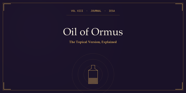 Oil of Ormus: The Topical Version, Explained